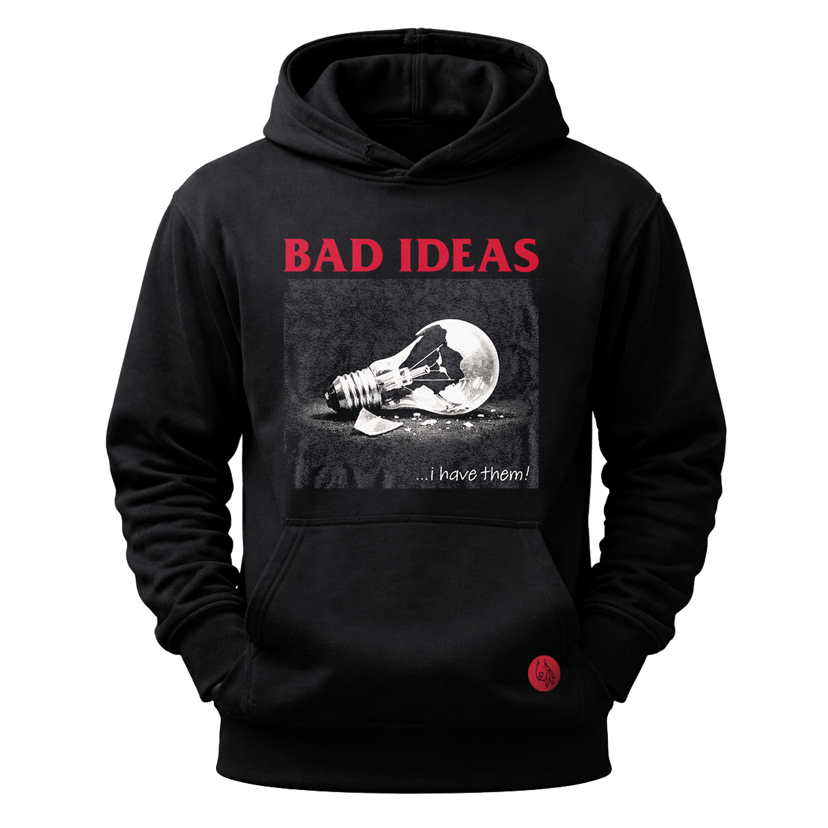 bad ideas | Hoodie Schwarz