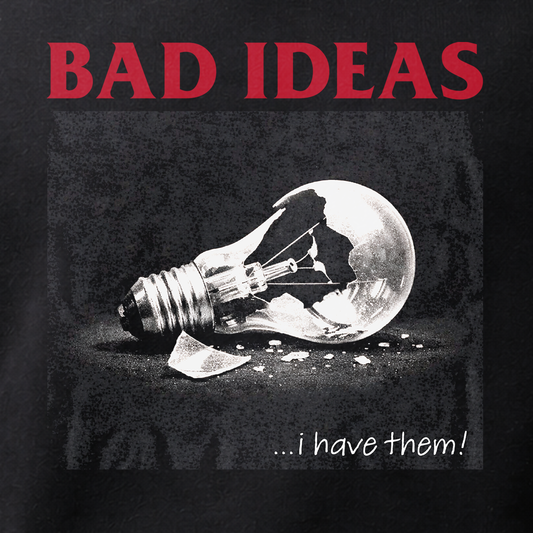 bad ideas | Hoodie Schwarz